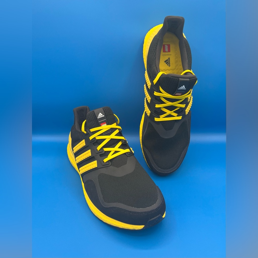 Men’s adidas ultra boost x Lego size 11.5 black/yellow